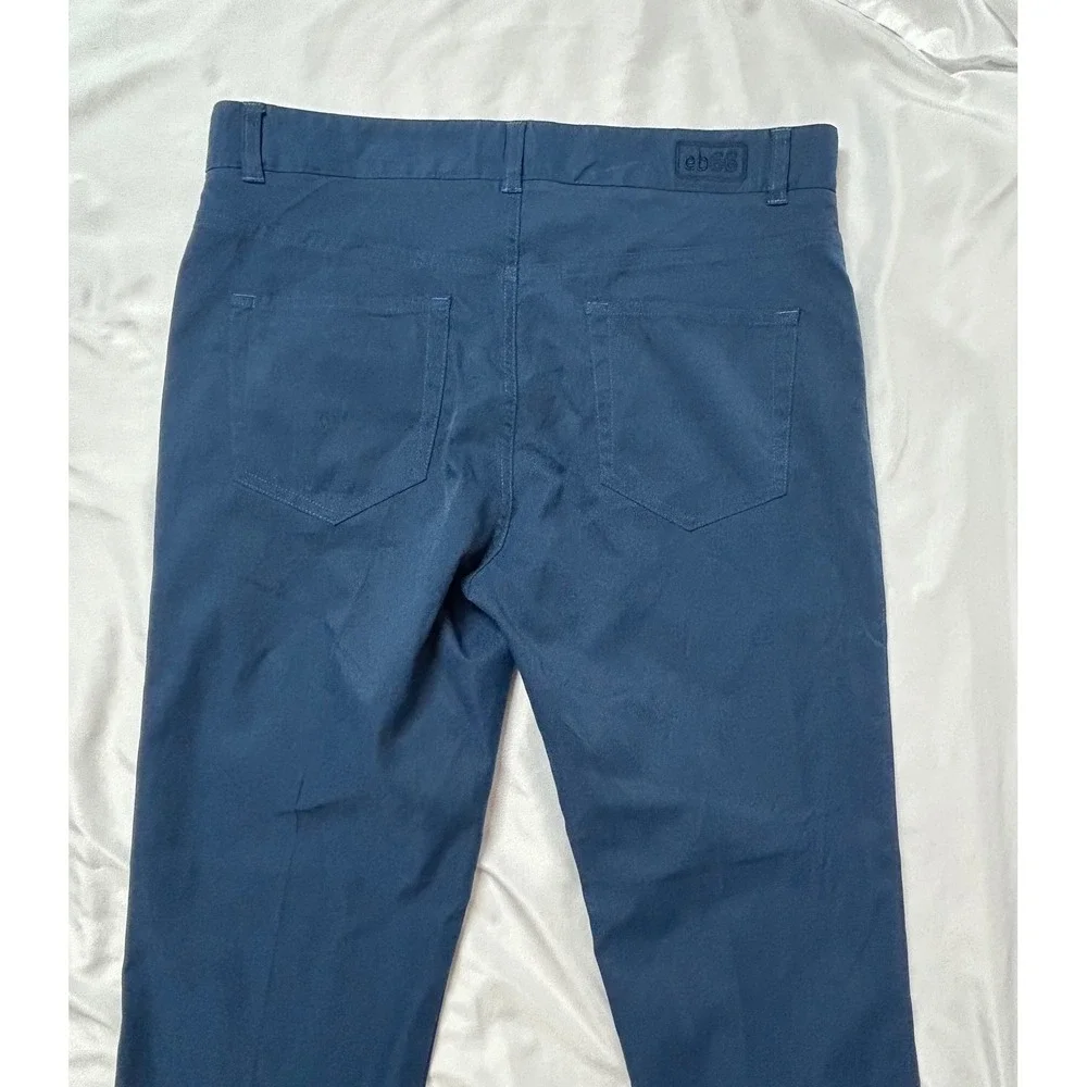 Peter Millar Crown Sport eb66 Performance Pants Navy Blue 34x30 Mens Golf Chino